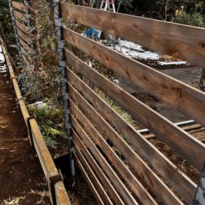 DIY,ウッドフェンス,簡易フェンスの画像