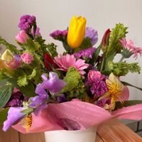 スイートピー,チューリップ,花のある暮らしの画像