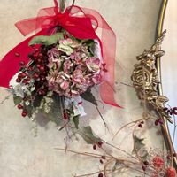 アジサイ,バラの実、,スワッグ,バラの実,バレンタインの画像