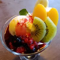 バナナ,ブルーベリー,ブルーベリー,マンゴー,マンゴーの画像