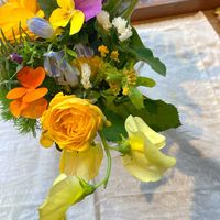 スイートピー,お庭の花,黄色バラの花,花のある暮らし,春の足音の画像