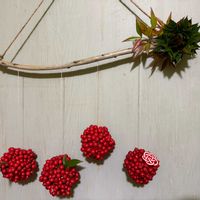 ナンテン,ハンドメイド,手作り雑貨,今更ですが,お正月飾りの画像