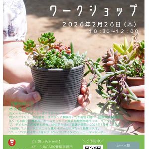 多肉植物,多肉寄せ植え,ワークショップ ,多肉友達募集中の画像