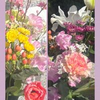 ユリ,桃の花,お墓参り,つなぐ、つながる,チームGS♡の画像