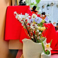 ユキノシタ,ミニブーケ,苔テラリウム,つぶやき,水挿しの画像