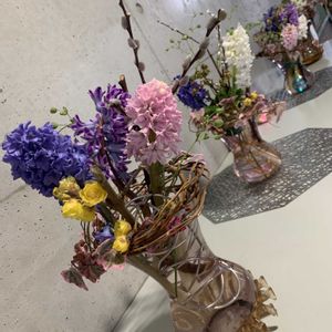 ヒヤシンス,ハンドメイド,球根植物,寄植え,お花屋さんの画像