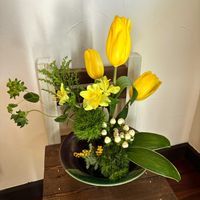 アルストロメリア,チューリップ,バラ,テマリソウ,sasukemama倶楽部の画像