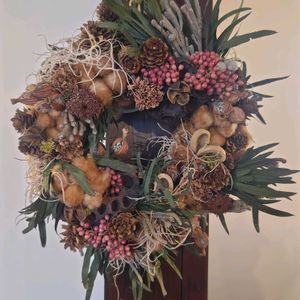 サンキライ,月桃（げっとう）,ドライフラワー,ドライフラワーアレンジ,ドライフラワー リースの画像