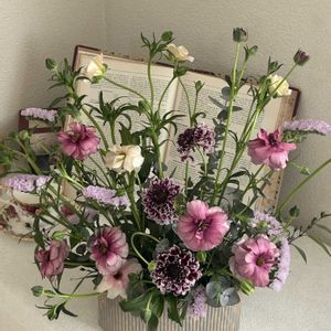 ラナンキュラス,フラワーアレンジメント,花のある暮らし,ジャングル化計画,おうち園芸の画像