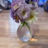 ビオラ,かわいい,切り花,花瓶,目の保養の画像