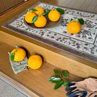 夏みかん,夏ミカン,おすそ分け,和の趣,玄関先の画像
