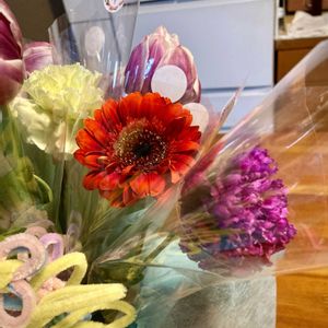 ガーベラ 赤,花のある暮らし,GSに感謝。,平和を願う☆,卒業式のお花の画像