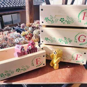 ハンドメイド,ガーデニング雑貨,クマと多肉日記の画像