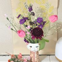 センニチコウ,ラナンキュラス,スイトピー,アスチルベ,紅花(べにばな)の画像