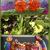 エビネ,エビネ,オキナグサ,オキナグサ,コスモスの画像