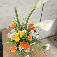 カラー,フラワーアレンジメント,仕事帰り,お疲れさま,穏やかな時間の画像