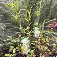 ワイヤープランツ,カエル,葉っぱ好き,最高の癒し,カエル仲間の画像