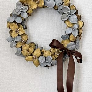 リース,椿の実殻,インテリア,部屋の画像