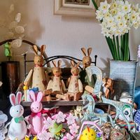 ミモザアカシア,ミモザアカシア,房咲き水仙,房咲き水仙,100均小物の画像