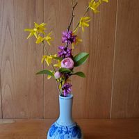 花木,花のある暮らし,植物のある暮らし,花瓶の花,自己流生け花の画像