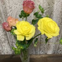 トルコキキョウ,ラナンキュラス,ブプレウルムの画像