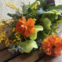 庭の花,花のある暮らし,春のお花,小さな花束,切り花を楽しむの画像