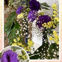 カスミソウ,スターチス,トルコキキョウ,春を感じる,仕事中の画像