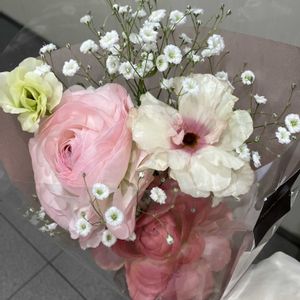 ラナンキュラス,ラナンキュラス　ラックス,ネコ好き,花束の画像