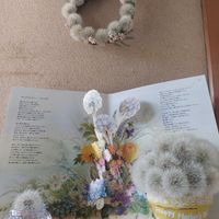 タンポポの綿毛,タンポポの綿毛,リース,絵本,庭あそびの画像