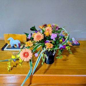 アルストロメリア,オンシジウム,ガーベラ,デンファレ,スプレーカーネーションの画像