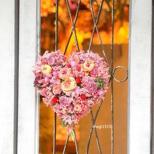 フラワーアレンジメント,リース,癒し,花のある暮らし,ハート❤の画像