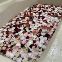 バラ,花びら,お風呂,花のある暮らしの画像