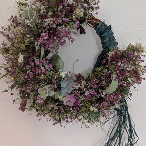 ドライフラワー,フラワーアレンジメント,リース,小さな花,花のある暮らしの画像