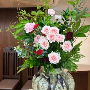 いつもありがとう♡,生け花,今日のお花,教会,花日記の画像