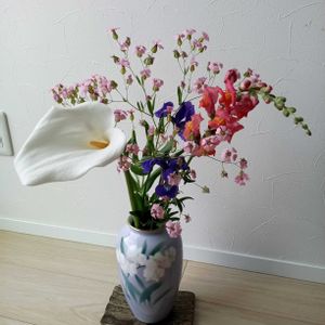 生け花,花のある暮らし,お花大好き♡,お友達に感謝の画像