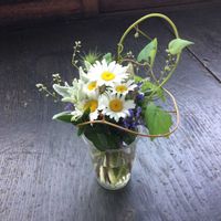 おうち園芸,フラワーアレンジメント蔓,部屋の画像