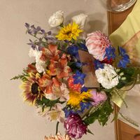 シャクヤク,ダリア,トルコキキョウ,千鳥草,アルストロメディアの画像