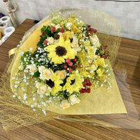 花束,職場の画像