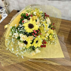 花束,職場の画像