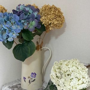 IKEA,ドライフラワー,造花,アナベル  紫陽花,サリューの画像