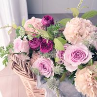 カーネーション,バラ,ブーケ,花束,花のある暮らしの画像
