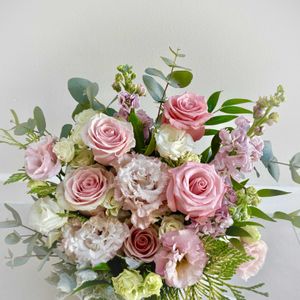 トルコキキョウ,ピンクの花,ローズ,花のある暮らし,フラワーギフトの画像