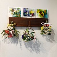 スターチス,センニチコウ,ハナカンザシ,ユーカリ ポポラス,ライスフラワーの画像