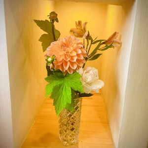 ダリア,庭の花,花瓶の花,会社の癒し,ダリア大好きの画像