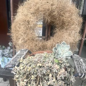 多肉植物,リース,ハンドメイド,元気もらえる,お花のある暮らしの画像