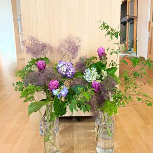 寄植え,投げ入れ,アジサイ　紫陽花,お花屋さん,熊本の画像
