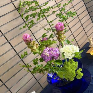 投げ入れ,アジサイ　紫陽花,お花屋さん,熊本,生け込みの画像