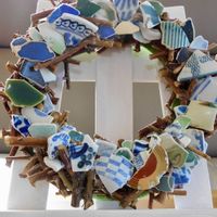 アンズ,リース,ガーデニング,雨の日,花のある暮らしの画像