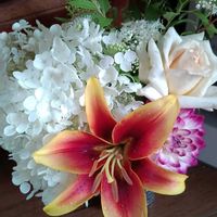 ダリア♡,紫陽花 アナベル,紫陽花 アナベル,バラ（薔薇）,ユリ（百合）の画像