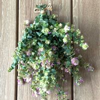 ラベンダー,オレガノ ケントビューティー,アナベル,スワッグ,庭の花の画像
